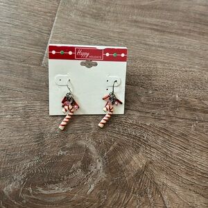 Holiday Candy Cane Earrings